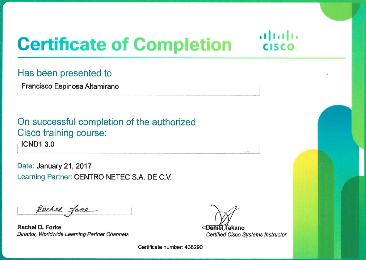 Course Networking Netec