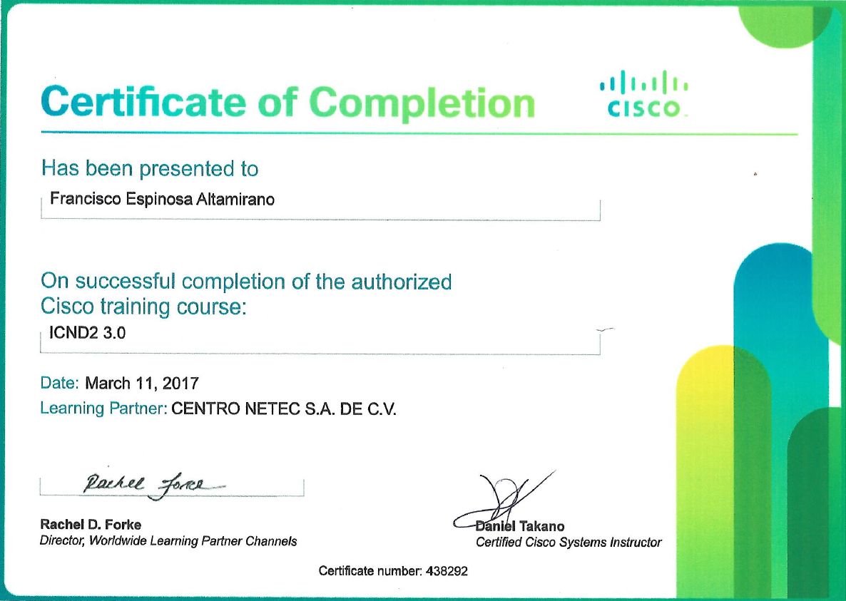 Course Networking Netec